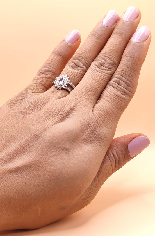 Celeste Spark 925 Silver Ring for Women & Girls