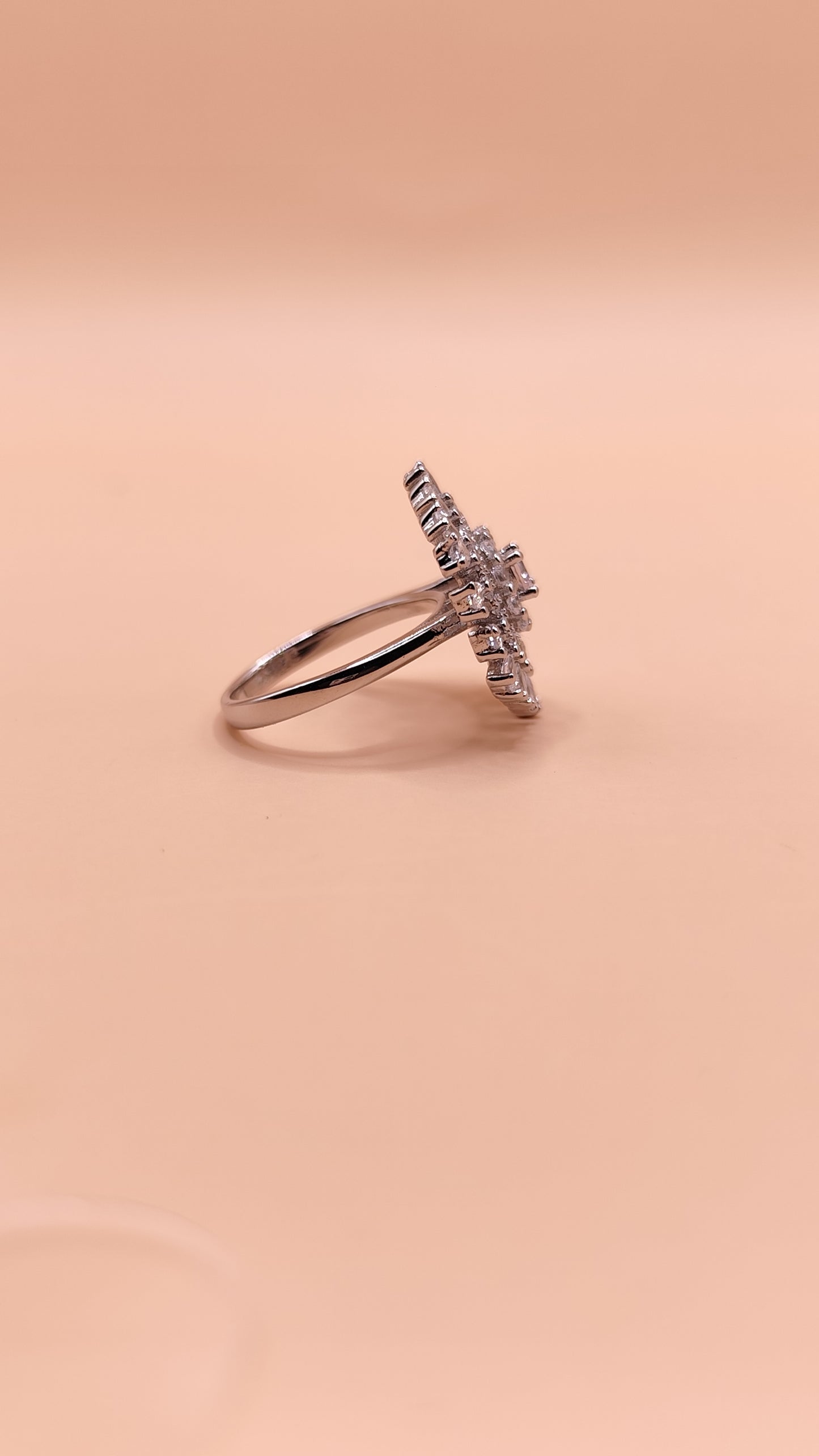 Silver Bloom Ring 925 Pure Silver