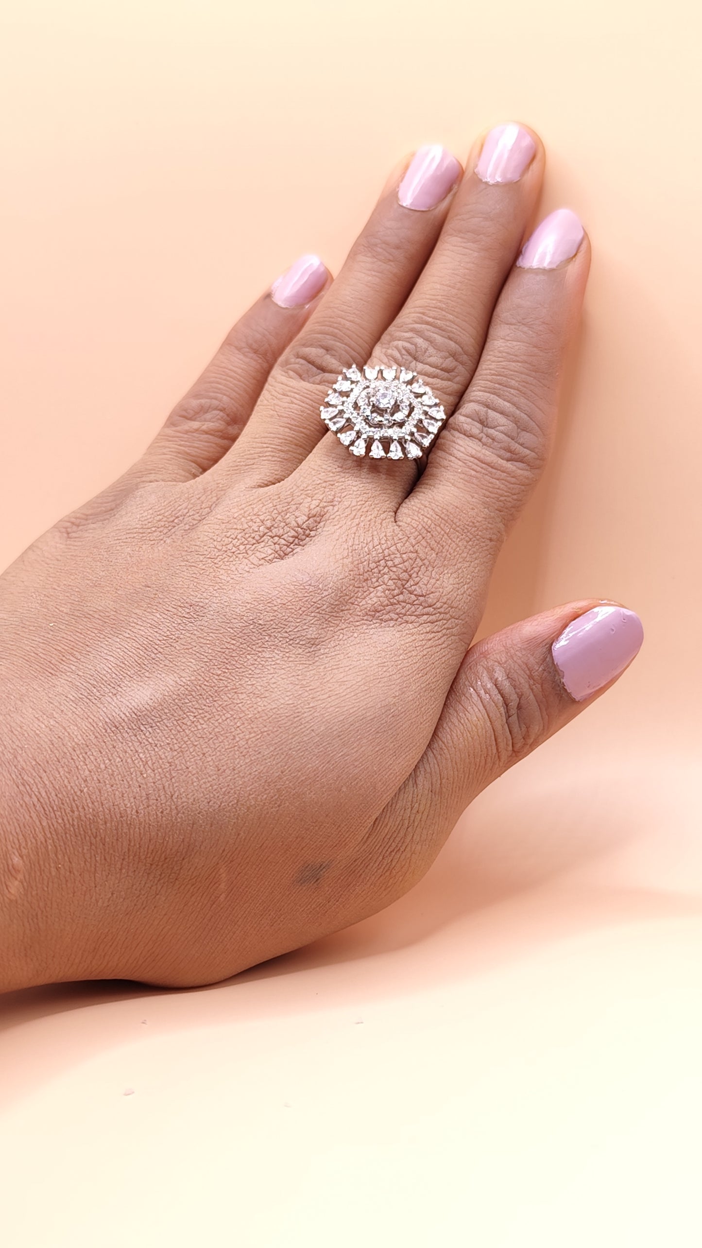 Silver Bloom Ring 925 Pure Silver