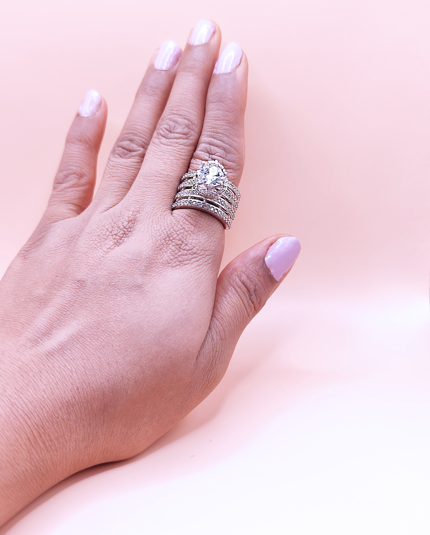 Regal Crown Cocktail 925 Silver Ring