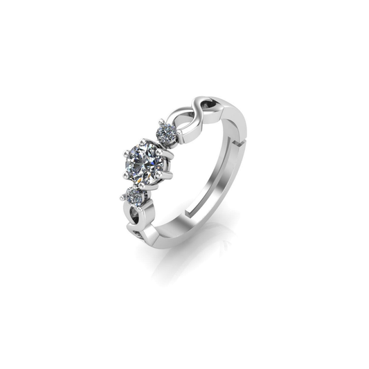 Infinity Shine 925 Sterling Silver Ring