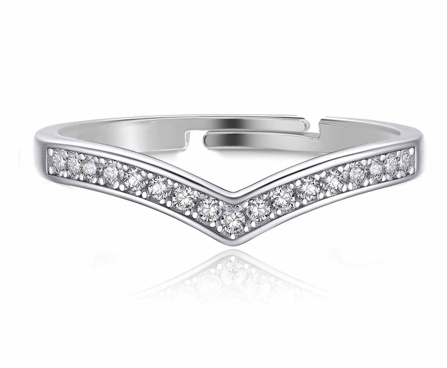 V-Shine Elegance 925 Silver Ring