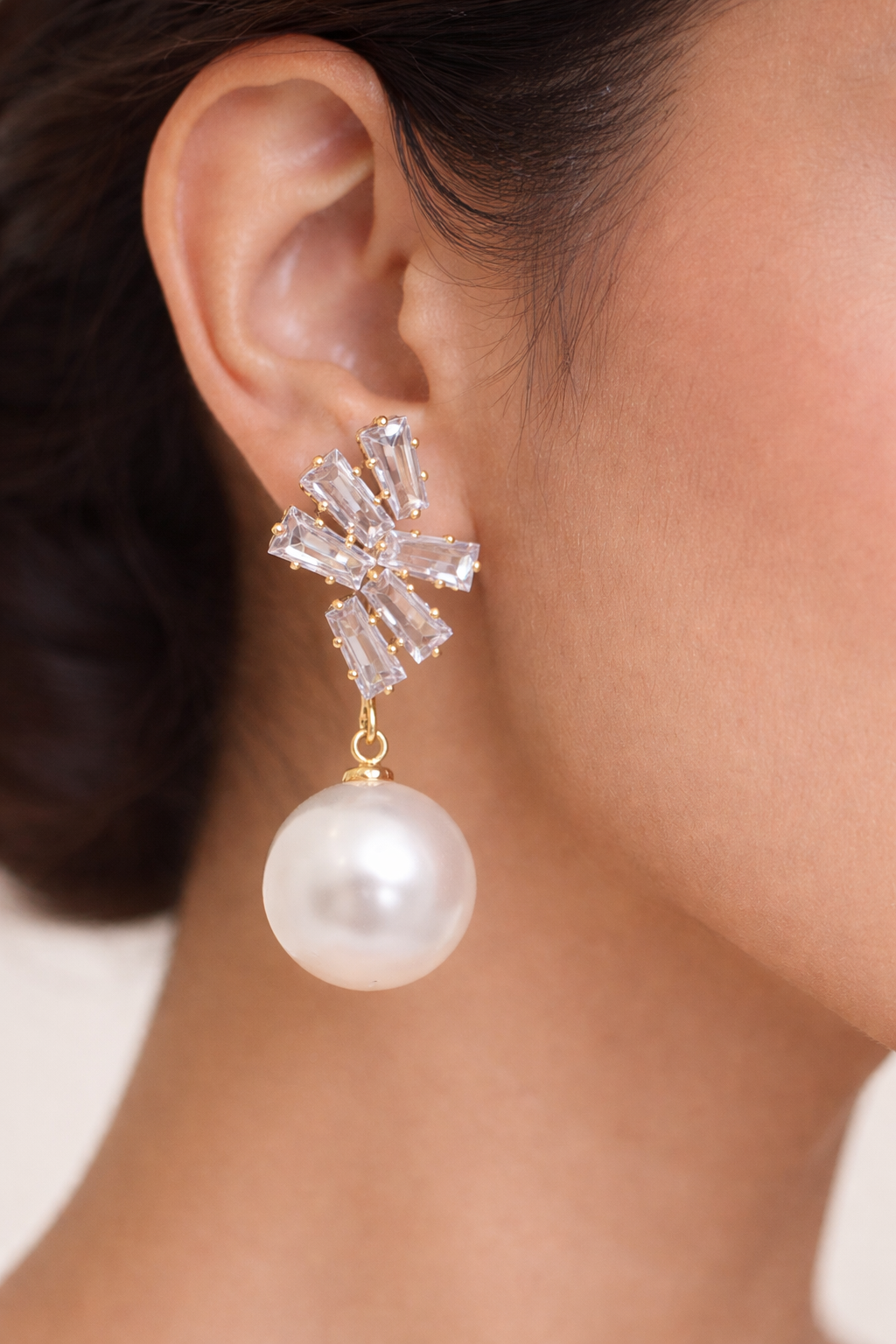 Silvona Luxe Pearl Drop Earrings