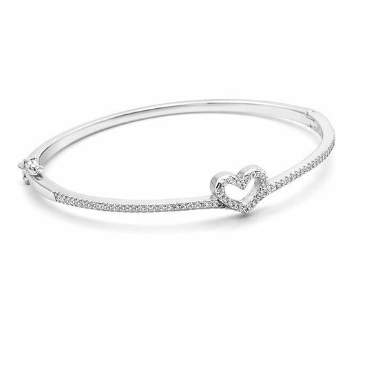 Heart Glow Sterling 925 Silver Bracelet