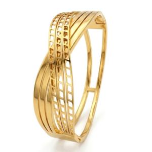 premium gold polished anti tarnish stainless steel bracelet for women stylish