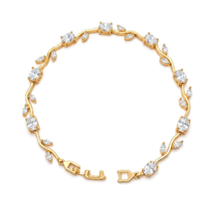 white tulip bracelet for women & girls stylish