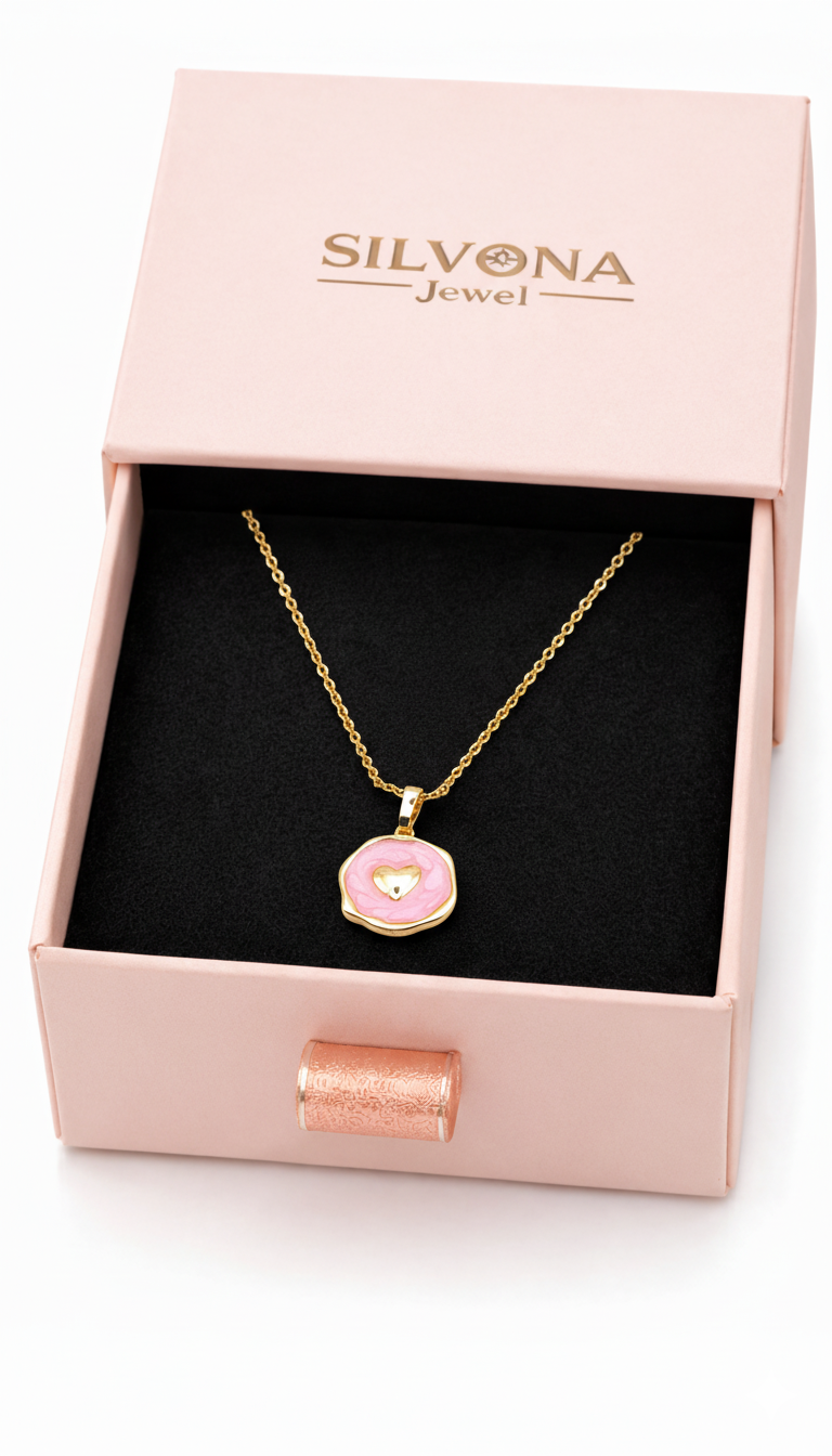 pink heart pendant necklace for women pink heart pendant necklace for women