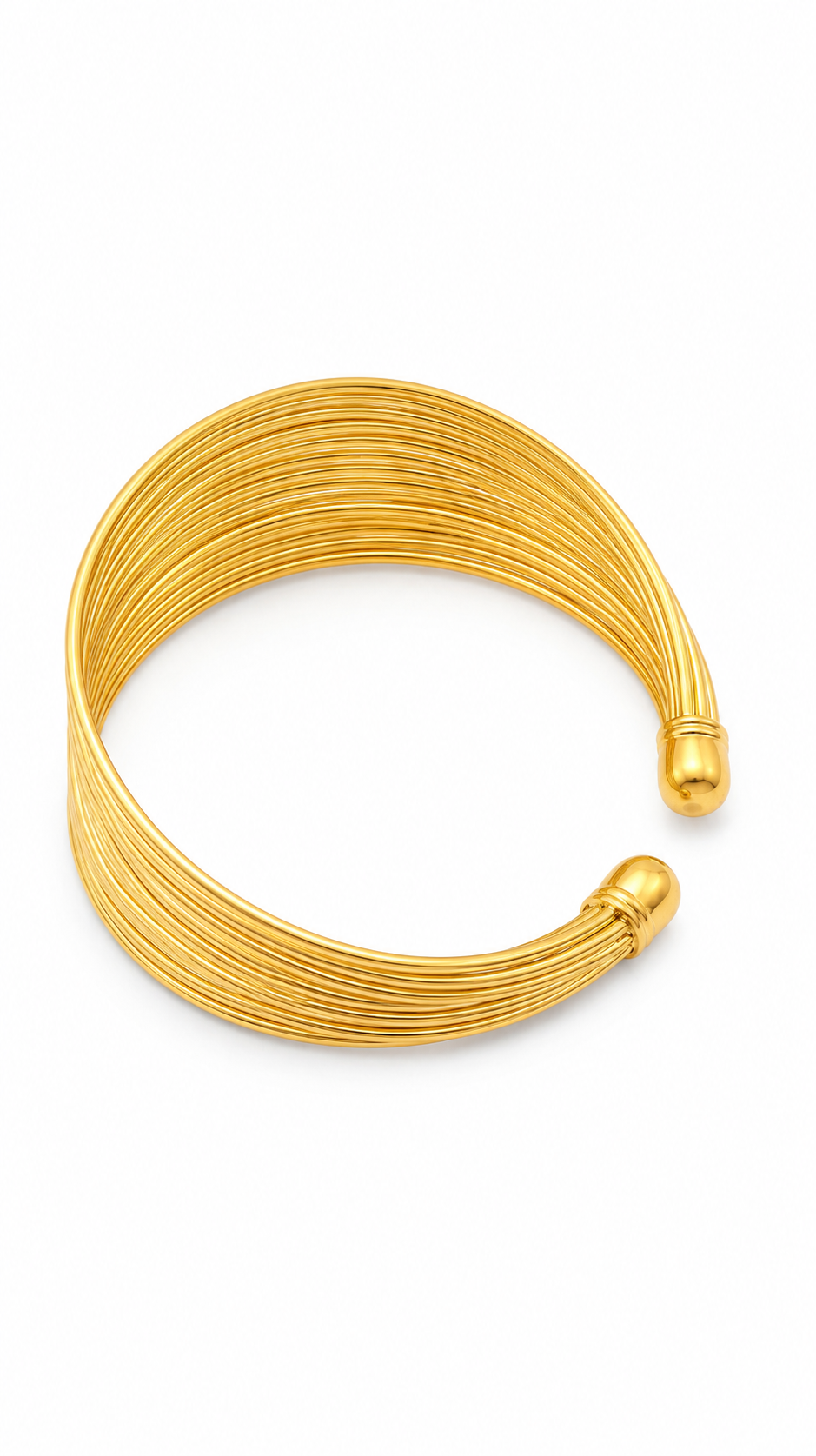 gold polished stainless steel open cuff bracelet for women stylish gold polished stainless steel open cuff bracelet for women stylish