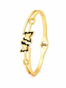 elegant butterfly design bangle, hypoallergenic, durable
