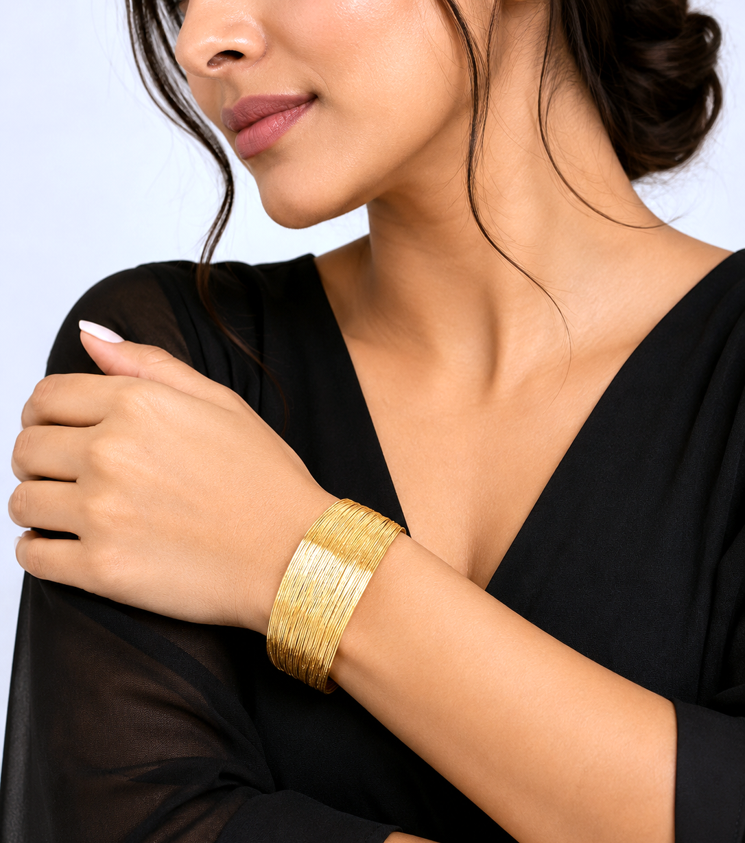 gold polished stainless steel open cuff bracelet for women stylish gold polished stainless steel open cuff bracelet for women stylish