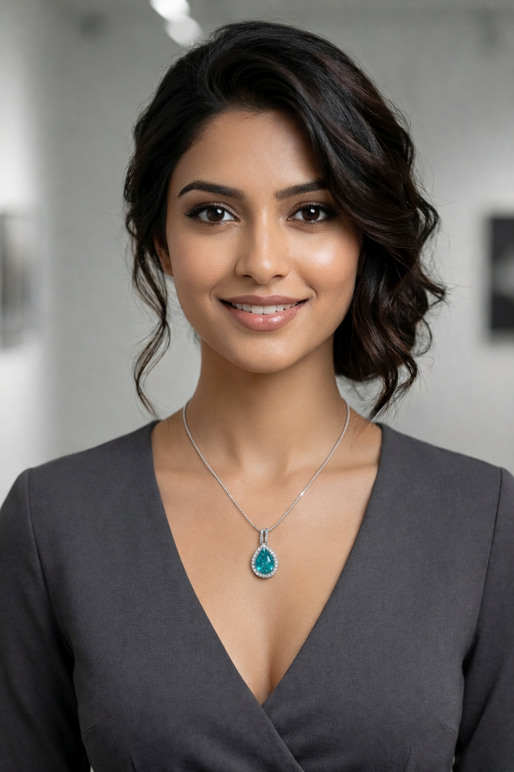 american diamond teardrop pendant necklace for women american diamond teardrop pendant necklace for women