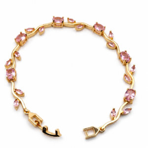 pink tulip bracelet for women & girls stylish