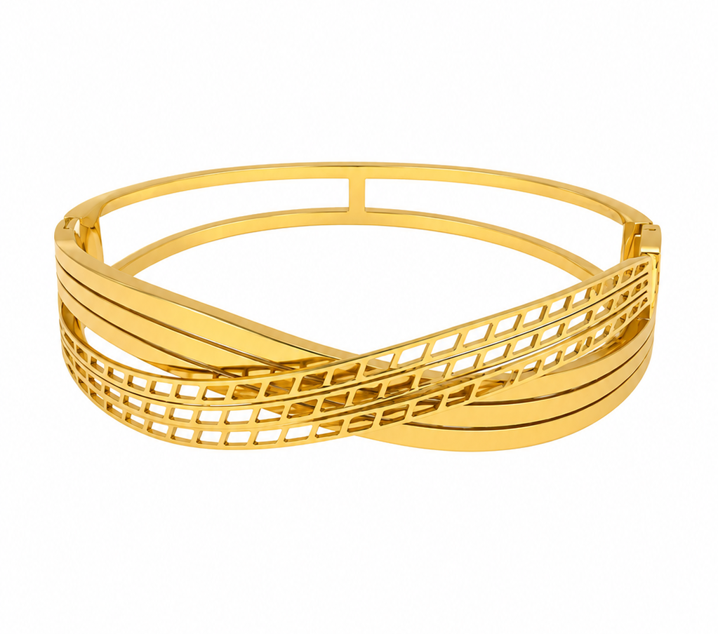 premium gold polished anti tarnish stainless steel bracelet for women stylish premium gold polished anti tarnish stainless steel bracelet for women stylish