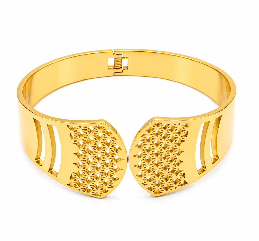 luxury designer gold polished cuff bracelet for girls stylish luxury designer gold polished cuff bracelet for girls stylish