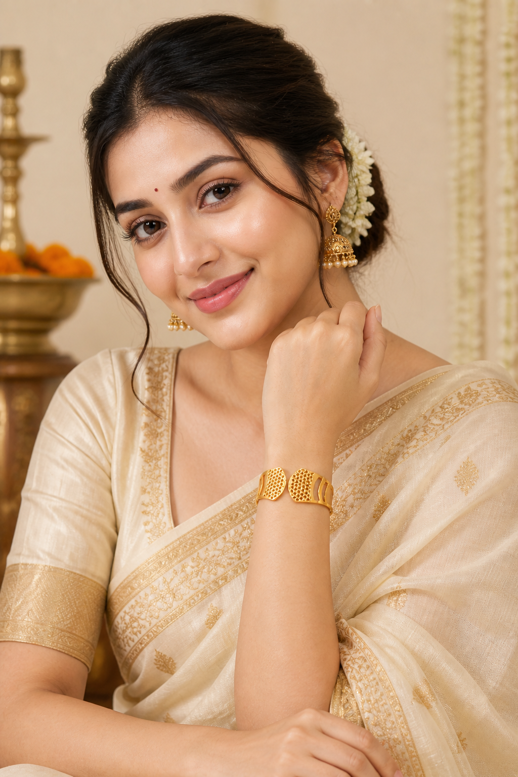 luxury designer gold polished cuff bracelet for girls stylish luxury designer gold polished cuff bracelet for girls stylish