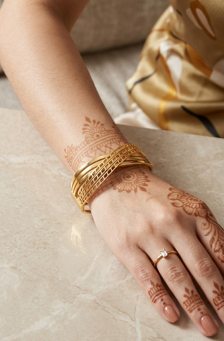 premium gold polished anti tarnish stainless steel bracelet for women stylish premium gold polished anti tarnish stainless steel bracelet for women stylish