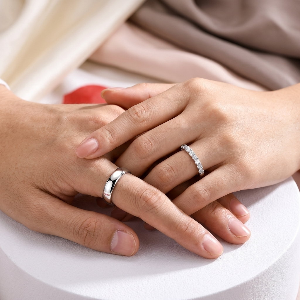 sterling 925 silver couple rings for women & men | adjustable matching band rings | minimalist promise rings for couples | silver zircon open ring set sterling 925 silver couple rings for women & men | adjustable matching band rings | minimalist promise rings for couples | silver zircon open ring set