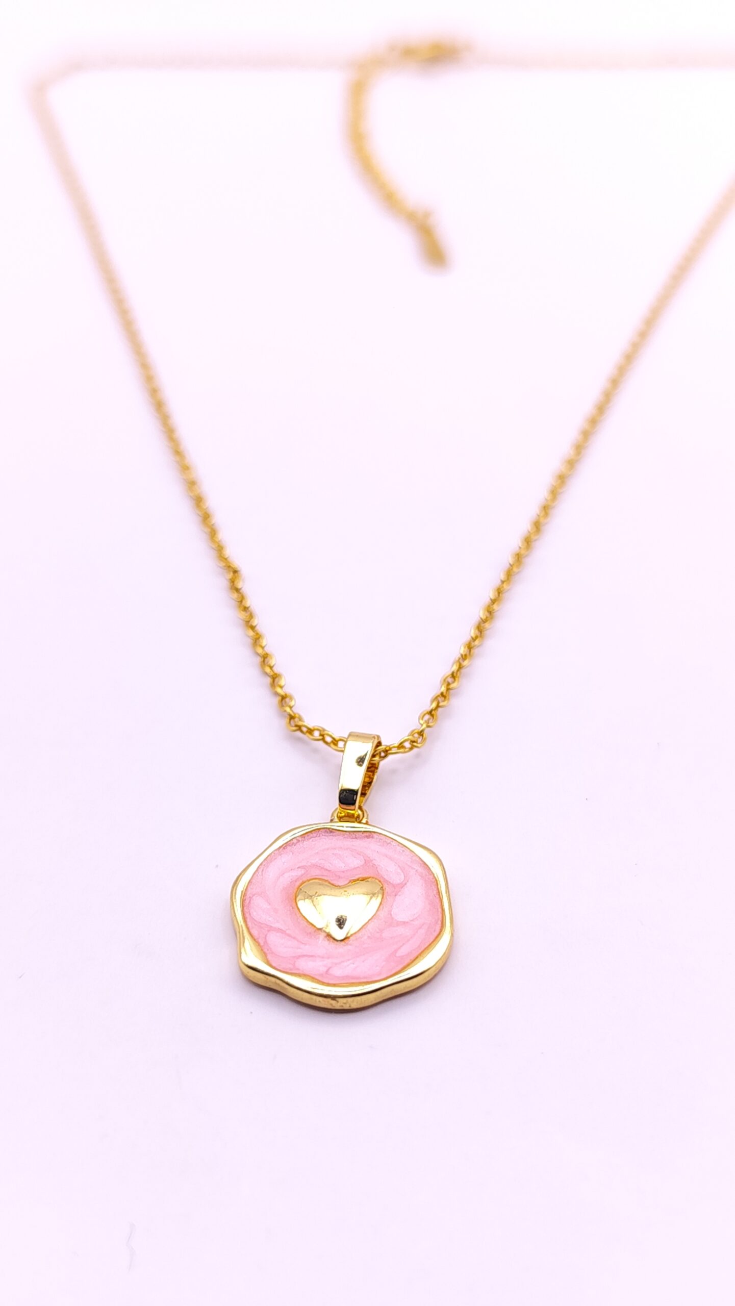 pink heart pendant necklace for women pink heart pendant necklace for women