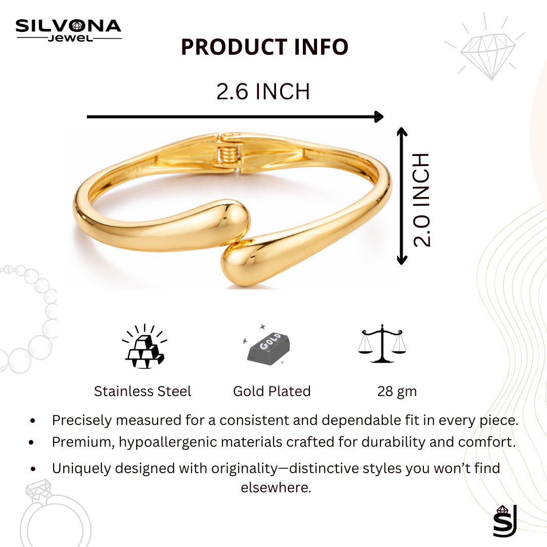 luxury gold polished open cuff bracelet for girls stylish luxury gold polished open cuff bracelet for girls stylish