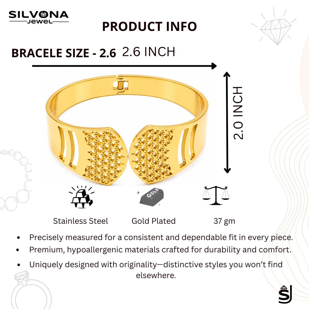 luxury designer gold polished cuff bracelet for girls stylish luxury designer gold polished cuff bracelet for girls stylish